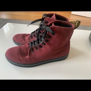 Dr. Marten Burdgundy Shoe